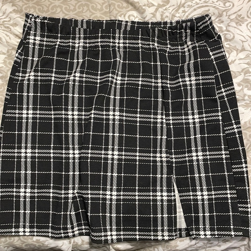BOGO plaid mini skirt